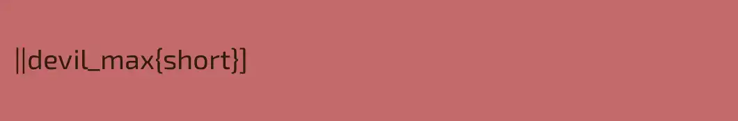 ||devil_max{short}]